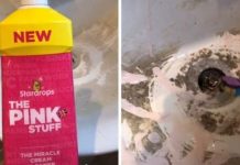 До и после: покрытая грязью и слизью раковина стала как новая