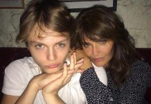 Супермодель Хелена Кристенсен вместе с красавчиком-сыном снялась для легендарного бренда