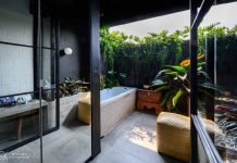 Тесную рядовую застройку превратили в утопающие в джунглях экодома