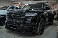 Toyota LC200 2008 Рестайлинг Land Cruiser 300 Style + Wald «»Black Bison» ‘2023″