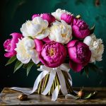 С какими цветами сочетаются пионы в букете?