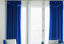 Как создать атмосферу спокойствия и глубины синими шторами