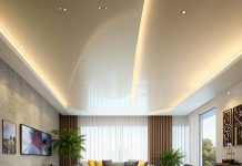 Как натягивают потолки