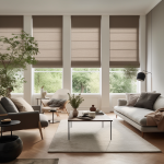 Римские шторы для окон ПВХ: преимущества выбора