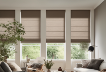 Римские шторы для окон ПВХ: преимущества выбора