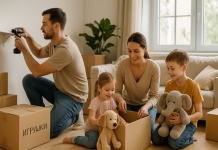 Переезд с детьми в квартиру