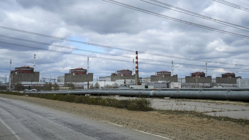 Энергоблоки Запорожской АЭС в Энергодаре