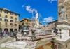 Туристка повредила фонтан, пытаясь потрогать статую Нептуна во Флоренции
