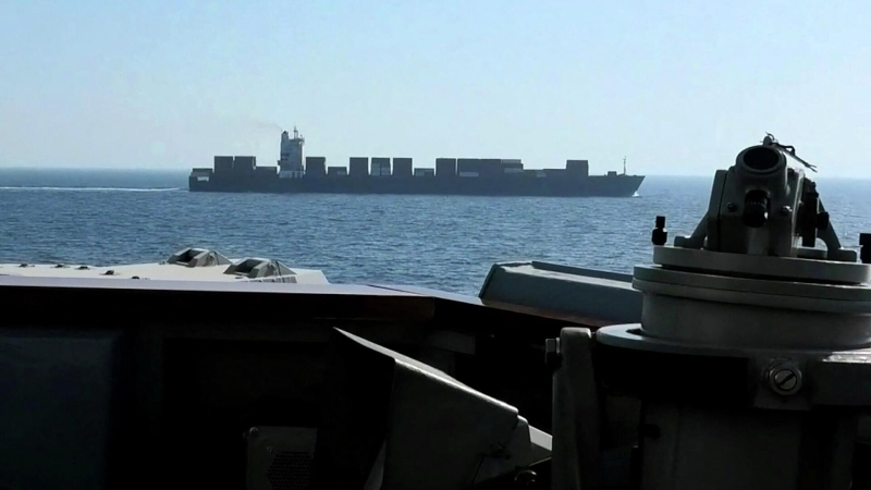 Перехват иранского грузового судна Touska